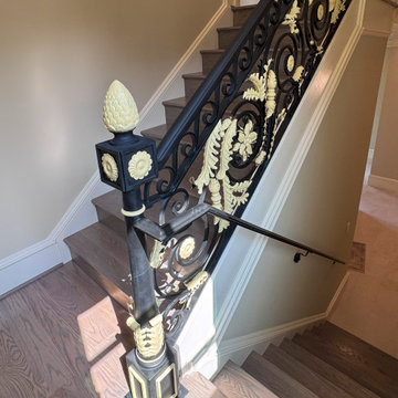 Project #135 | A Vibrant Double Curved Staircase