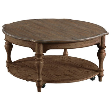 Kincaid Furniture Weatherford Bolton Round Cocktail Table, Heather