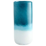 Cyan Design - Cloud Vase, Blue And White - This Vase from the Cloud collection by Cyan Design will enhance your home with a perfect mix of form and function. The features include a Blue And White finish applied by experts.