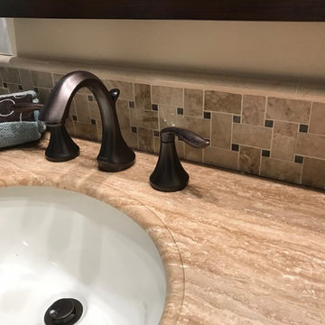 Custom Ceramic Vanity Backsplash