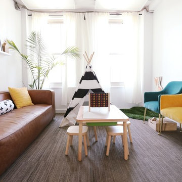 Scandinavian Kids Play Room in St. Louis