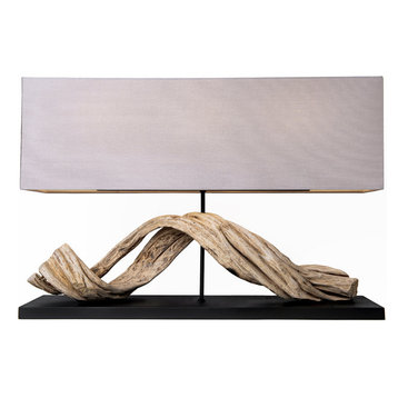 Seadrift Natural Driftwood LED Table Lamp