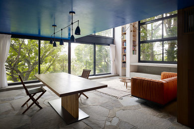 Inspiration for a contemporary dining room in Tokyo.
