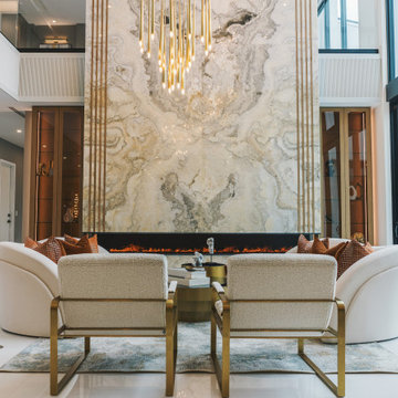 Symmetry & Asymmetry: Living Room Elegance