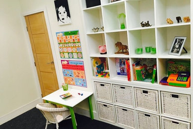 White and Lime Playroom