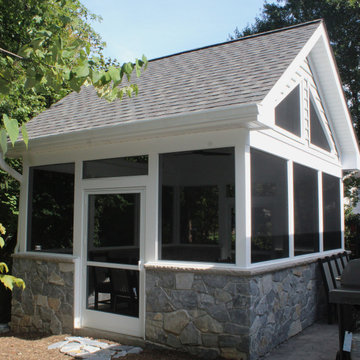 Best screened porch addition remodel in Maryland by Talon Construction Inc.