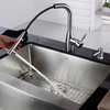 Kraus KPF-2140 Single Lever Stainless Steel Pull Out Kitchen Faucet