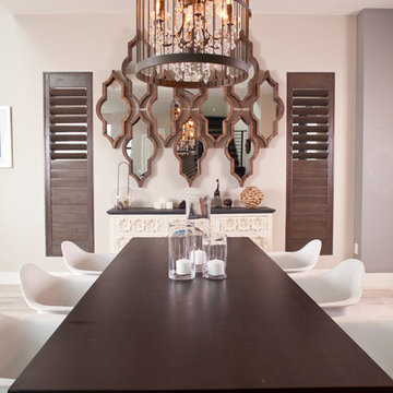 Stunning Dining Room Shutters