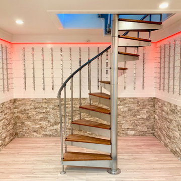 Glass Trap Door Custom Wine Cellar