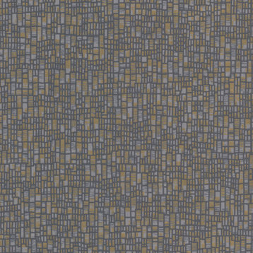 Spencer Charcoal Mosaic Wallpaper, Bolt
