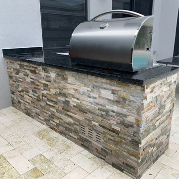 Compact Built in Grill Kitchen
