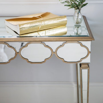 Alameda Mirrored Console Table