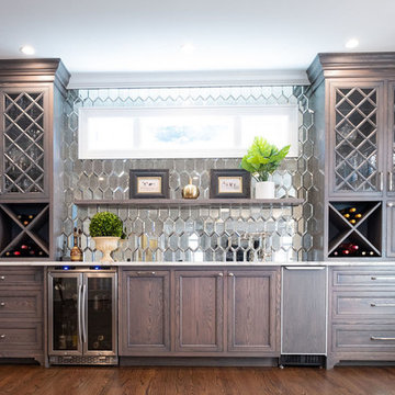 Modern Farmhouse Kitchen and Home Bar