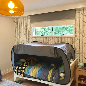 Solar and Blackout Shades in Modern New Jersey Home