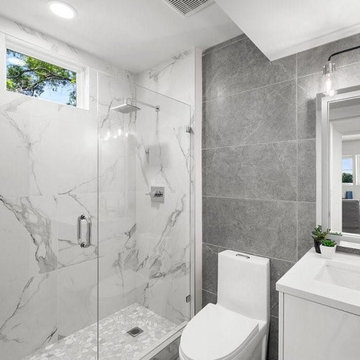 Create a Focal Point for this Bathroom Makeover in Alhambra CA