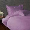 500 TC Duvet Set with 1 Fitted Sheet Solid Lilac, Queen