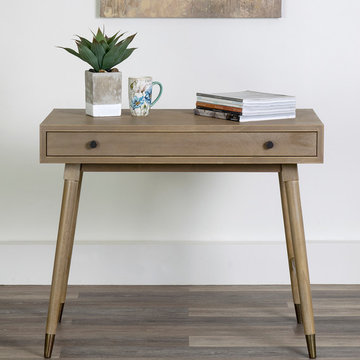 Selma Console Table With Storage, Gray