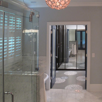 Behind Closed Doors: Painted Floors, Stencil Design