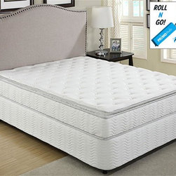 PRIMO COSMOS 9 INCH QUEEN PILLOW TOP MATTRESS POCKET COIL INNERSPRING - Mattresses