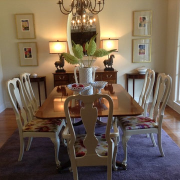 Revitalize outdated dining space