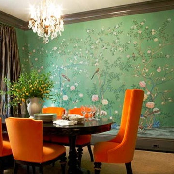 hand painted wallpaper project show