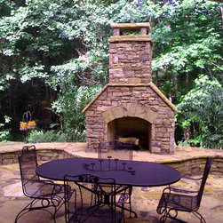 Assorted Outdoor Fireplaces - Outdoor Fireplaces