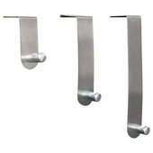 Over the Door Hook Rail - Polished Chrome - 6 Hooks