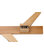 Space Saver Bamboo Wall Mount 8-Hook Hanging Storage Organizer, Hat Rack