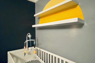オタワにあるおしゃれな赤ちゃん部屋の写真