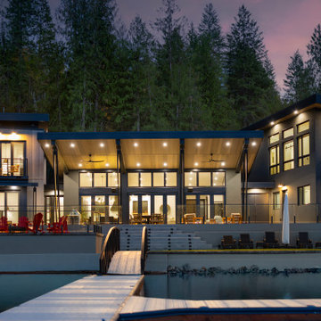 New Home Build | Lakefront Modern Cabin