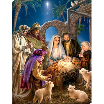"The Nativity" Canvas Wall Art, 18"x24"