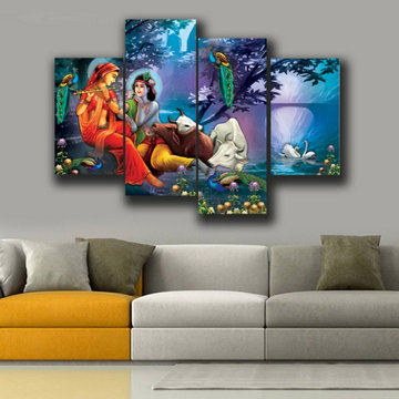 Radha Krishna Wall Art