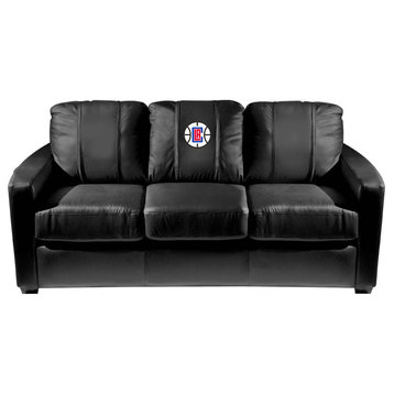 Los Angeles Clippers Stationary Sofa Commercial Grade Fabric