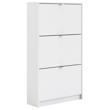 Bright 3 Drawer Shoe Cabinet