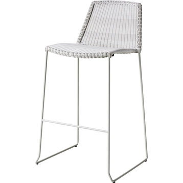 Breeze Bar Chair - White Gray, Antique-Line Fibre