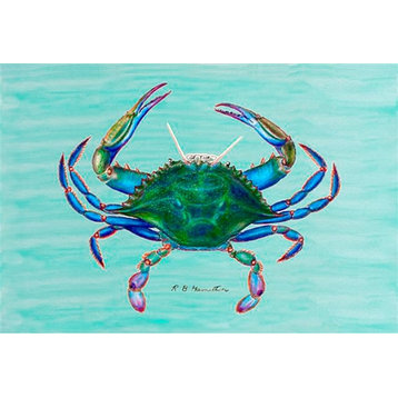 Female Blue Crab Door Mat 18x26