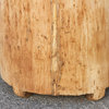 Large Bleach Wood Inlaid Naga Planter