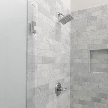 Natural Marble Master Bathroom