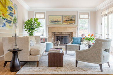 Inspiration for a contemporary living room remodel in San Francisco