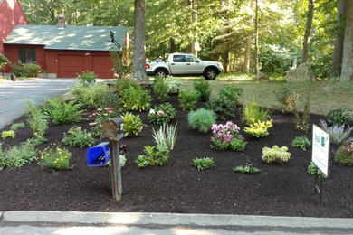 Inspiration for a mid-sized transitional exterior home remodel in Bridgeport