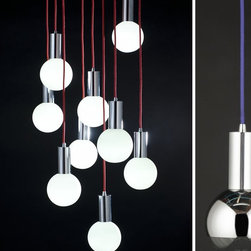 Rhea Led Cord Socket Pendant Lamp By Viso Lighting - Pendant Lighting