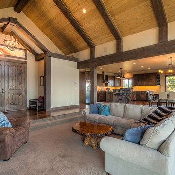 Beautiful Wood Beams & Tongue and Groove Ceilings