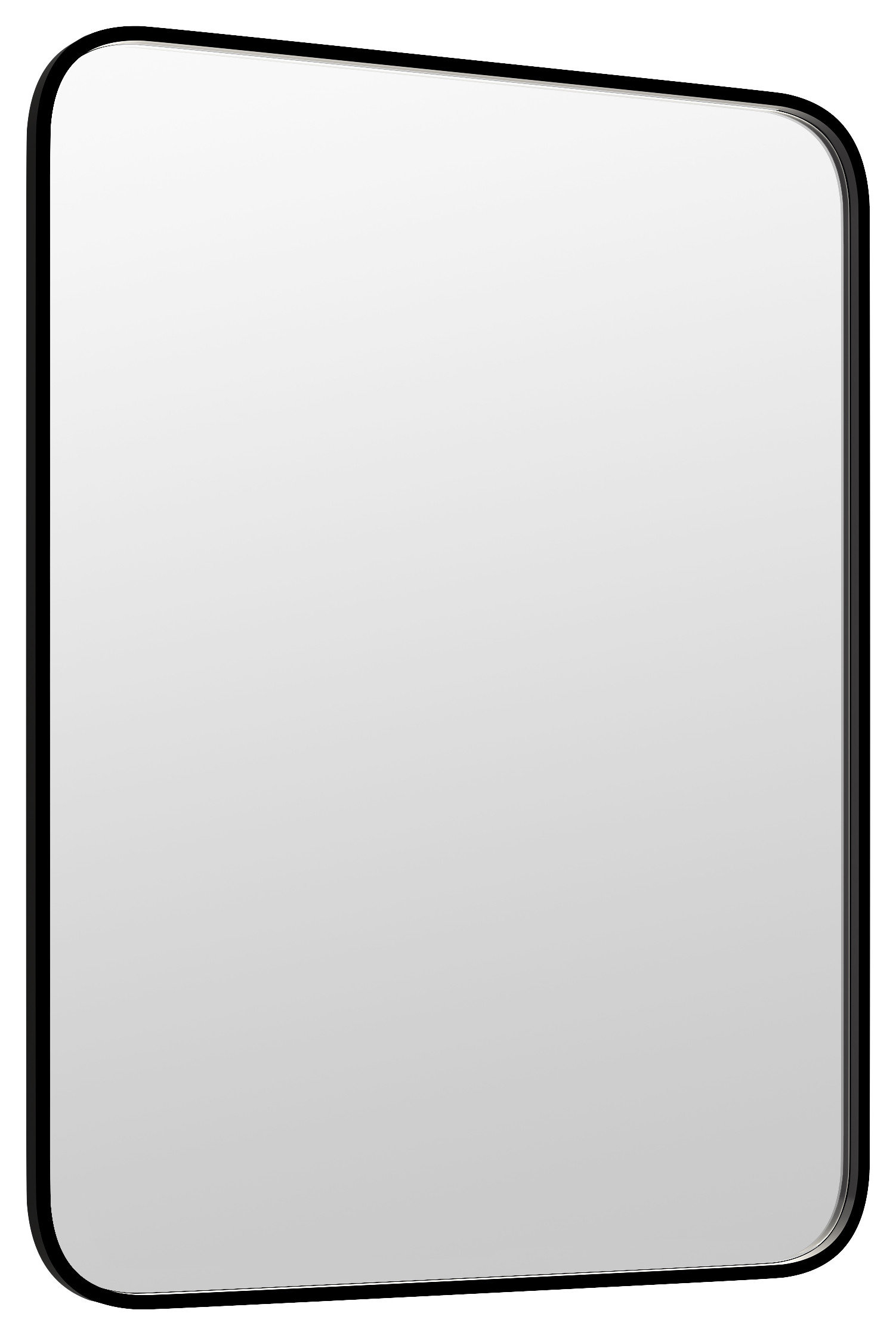 Waterloo 30x40 Black Rectangular Metal Frame With Round Corner