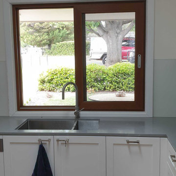 Timber-look uPVC Golden Oak Double Glazing