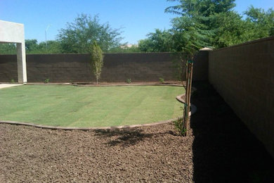 This is an example of a landscaping in Phoenix.