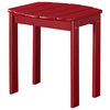 Red Adirondack End Table