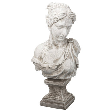 Bust Decorative Object or Figurine, Antique White
