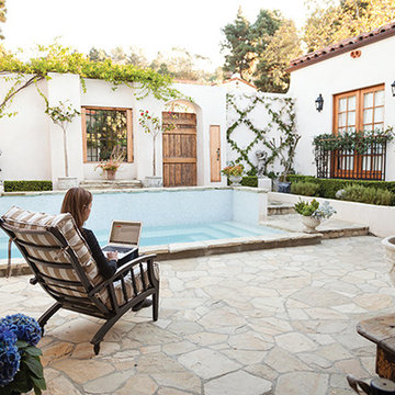 Spanish Style Restoration - Home of Gina Quatrine