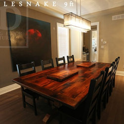 Reclaimed Wood (Rectangular) Pedestal Tables - Products
