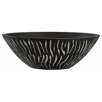 Highwood Link - Bowl In Mid-Century Modern Style-4 Inches Tall and 12 Inches